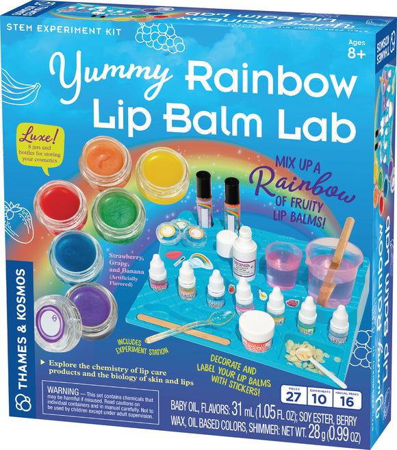 Yummy Rainbow Lip Balm Lab - STEM Experiment Kit