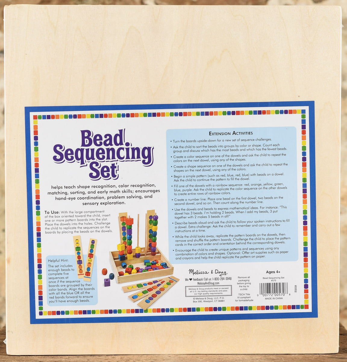 MELISSA & DOUG - Bead Sequencing Set