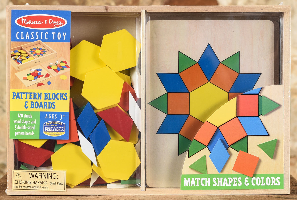 Melissa & Doug Pattern Blocks & Boards