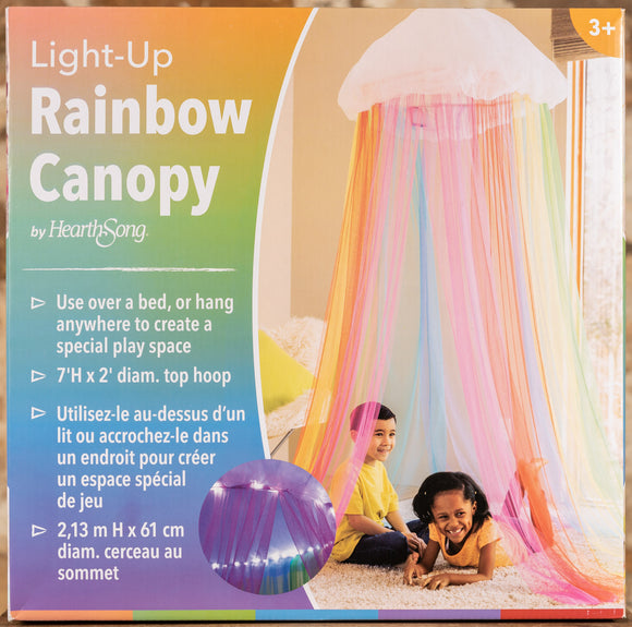 Light Up Rainbow Canopy