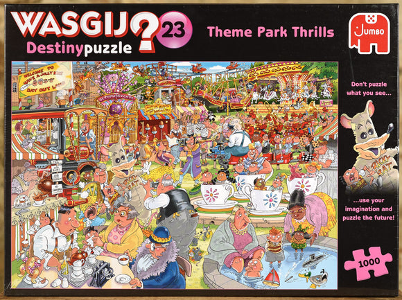 Wasgij Destiny 23 - Theme Park Thrills  - 1000 Piece Puzzle