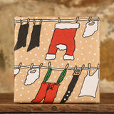 Complimentary Gift Wrap:  Santa's Laundry Day