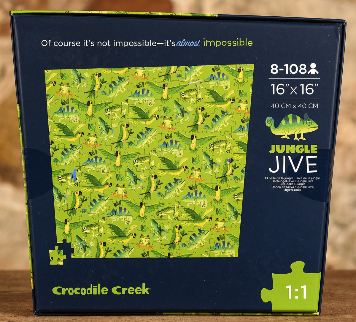 144-Piece Impossible Puzzle - Jungle Jive – Crocodile Creek