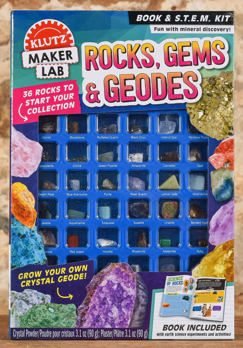 Klutz Rocks Geodes and Gems - G.Williker's Toy Shoppe Inc