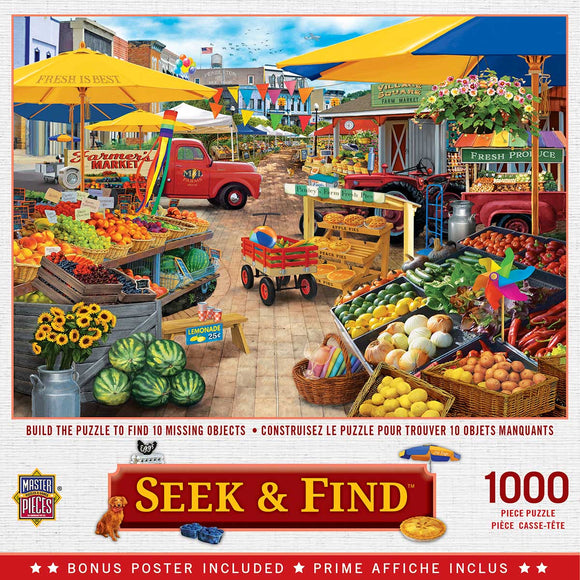 Market Square 1000 Piece Puzzle