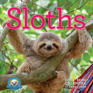 Sloths - 2024 Mini Wall Calendar