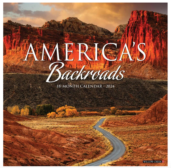 America's Backroads - 2024 Wall Calendar