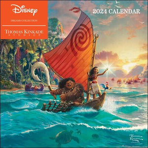 Thomas Kinkade Studios - Disney Dreams Collection - 2024 Wall Calendar