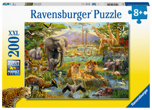 Animals of the Savannah - 200 XXL Piece Puzzle