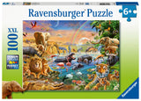 Savannah Jungle Waterhole - 100 Piece Puzzle