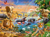 Savannah Jungle Waterhole - 100 Piece Puzzle