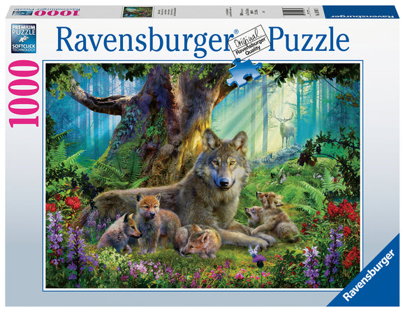 Wolves In The Forest - 1000 Piece Puzzle