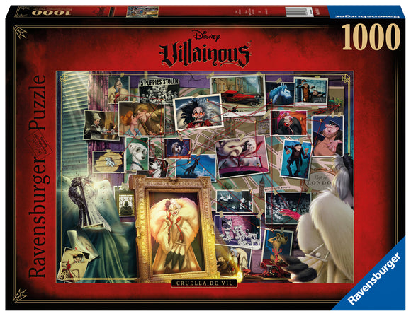 Disney Villainous : Cruella De Vil - 1000 Piece Puzzle