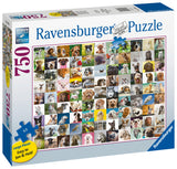 99 Lovable Dogs - 750 Large Format Piece Puzzle