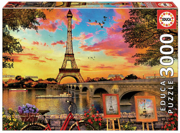 Sunset in Paris - 3000 Piece Puzzle