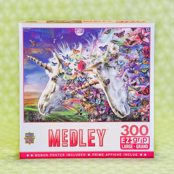Unicorns & Butterflies 300 Piece Puzzle