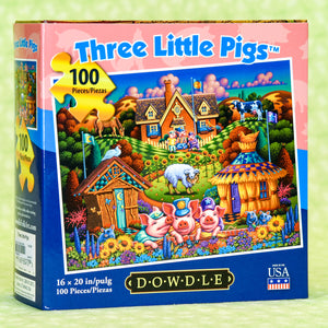 Three Little Pigs 100 Piece Puzzle