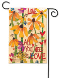 Garden Flag 12.5" x 18" - Studio M - All You Need Is Love