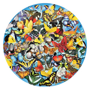 Butterflies in the Round 1000 Piece Puzzle