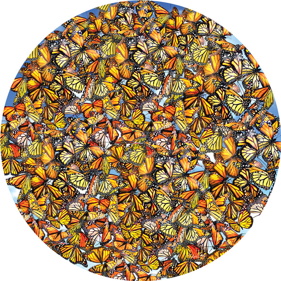 Monarch Frenzy 1000 Piece Puzzle