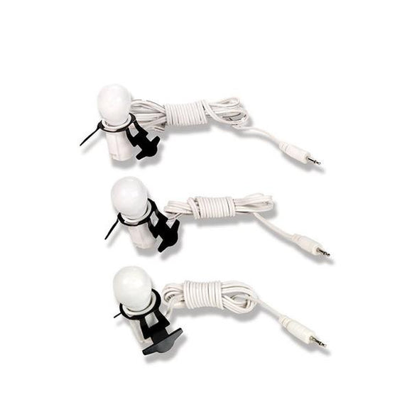 Additional Building Light Cords, Set of 3 (for 56.53500 only) 3.5V bulbs