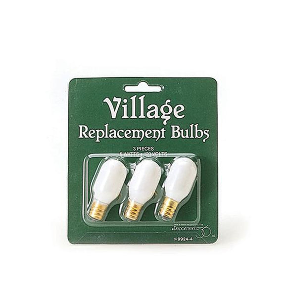 Replacement Light Bulb 120V - Set of 3
