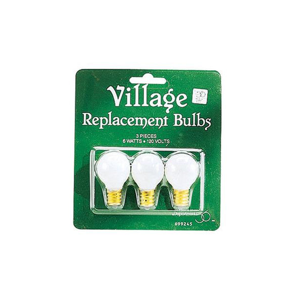 Replacement 120V Round Lite Bulb-Set of 3