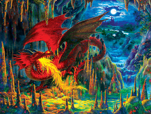 Fire Dragon of Emerald 500 Piece Puzzle