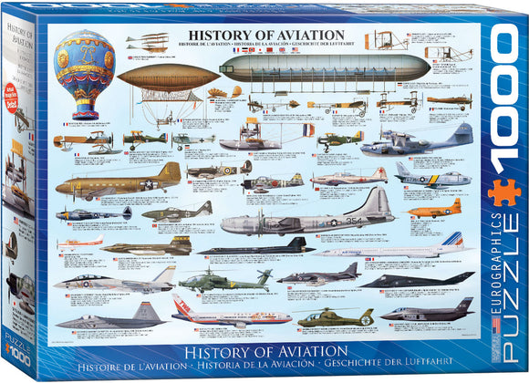 History of Aviation 1000 Piece Puzzle