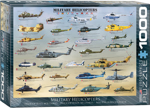 Military Helicopters 1000 Piece Puzzle