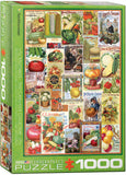 Vegetables Seed Catalog Collection 1000 Piece Puzzle