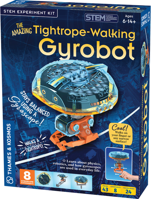 The Amazing Tightrope-Walking Gyrobot - STEM Experiment Kit