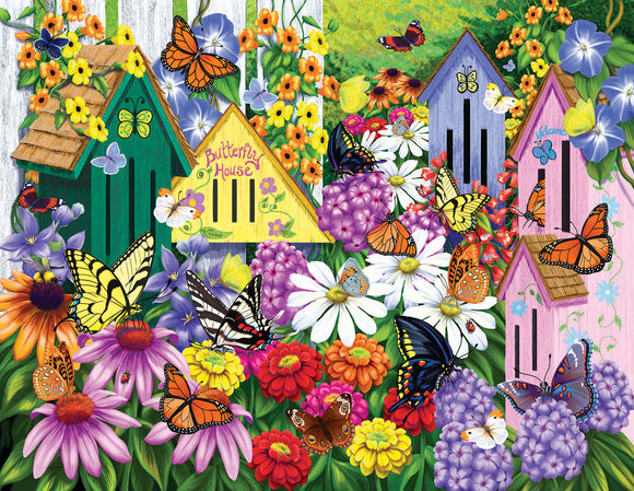 Butterfly Neighbors (Extra Large Pieces) 1000 Piece Puzzle