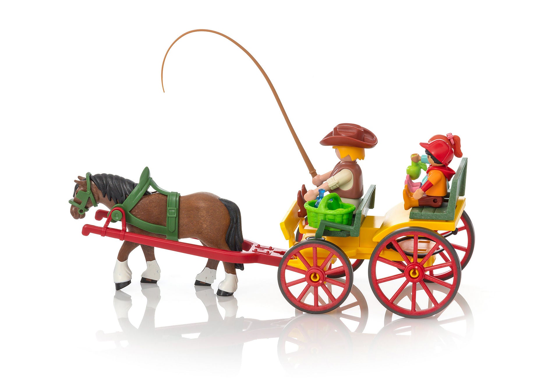 Playmobil 123 Horse-drawn wagon and girl