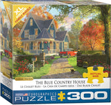 The Blue Country House 300 Piece Puzzle