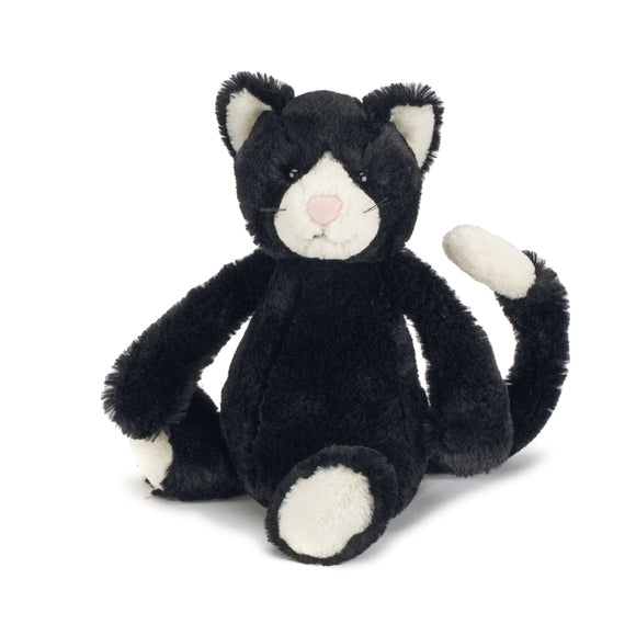 Jellycat - Bashful Black And White Kitten Medium
