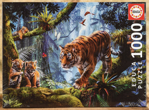 Tigers in the Tree 1000 Piece Puzzle