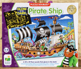 Pirate Ship Glow In The Dark - 100 Piece Floor Puzzle