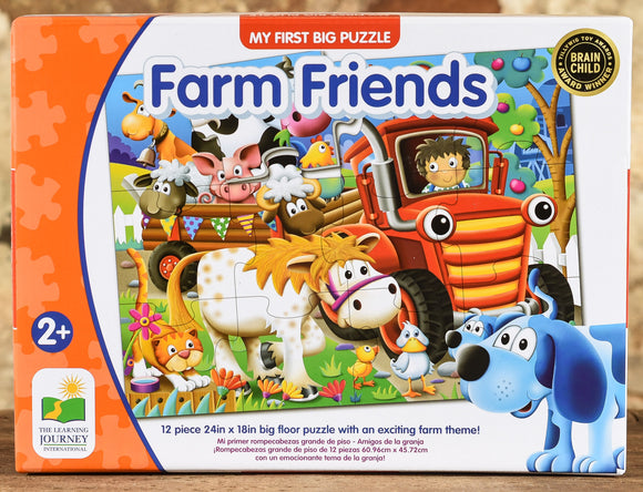 Farm Friends - 12 Piece Floor Puzzle