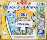 Big to Small Animals - 50 Piece Long & Tall Floor Puzzle