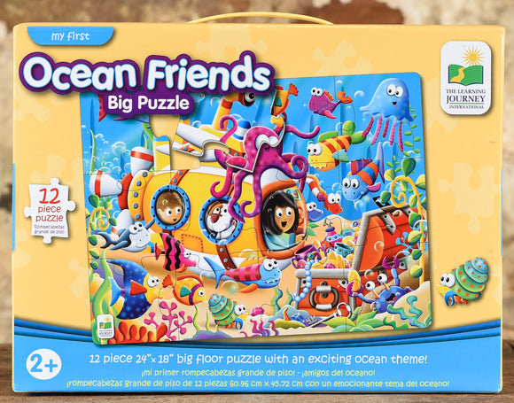 Ocean Friends - 12 Piece Big Floor Puzzle