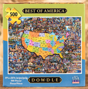 Best of America 500 Piece Puzzle
