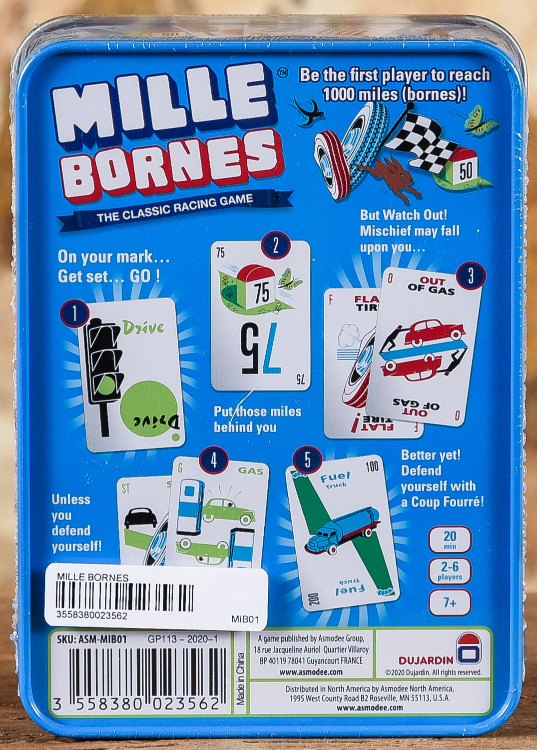 1000 Bornes The Classic Road Race Game. buy Hard to find New