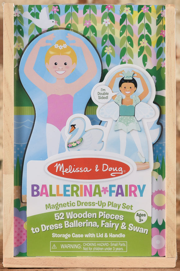 Ballerina & Fairy - Magnetic Dress-up Play Set