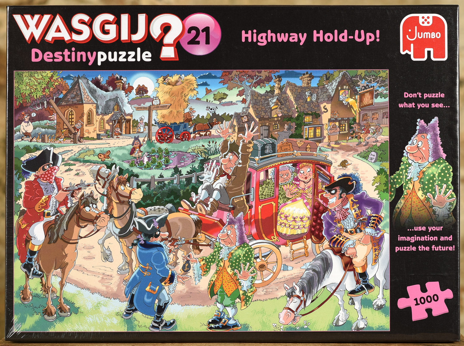 Puzzle 1000 pièces : Wasgij Destiny 21 : Highway Holdup ! - Jeux