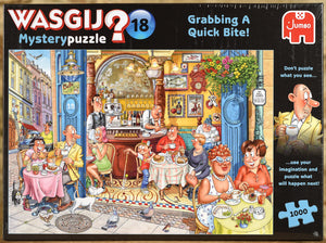 Wasgij Mystery 18 - Grabbing A Quick Bite!  - 1000 Piece Puzzle