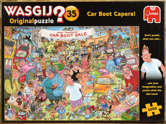 Wasgij Original 35- Car Boot Capers - 1000 Piece Puzzle – Foothill