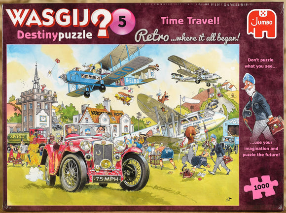Wasgij Retro Destiny 5 - Time Travel!  - 1000 Piece Puzzle