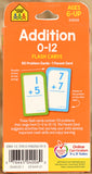 Flash Cards School Zone - Addition 0 - 12