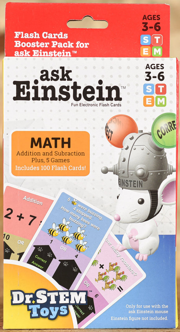Ask Einstein Flash Cards Booster Pack - Math